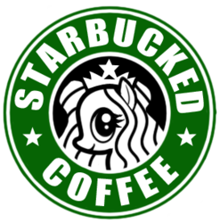 Size: 300x304 | Tagged: artist needed, source needed, safe, logo, starbucks