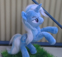 Size: 1977x1823 | Tagged: safe, artist:epicrainbowcrafts, trixie, pony, unicorn, g4, female, irl, mare, photo, plushie, posable, solo