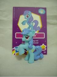 Size: 232x311 | Tagged: safe, linky, shoeshine, pony, g4, official, blind bag, collector card, irl, photo, solo, toy, wave 6