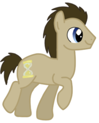 Size: 289x359 | Tagged: safe, artist:tsume-pazur, doctor whooves, time turner, earth pony, pony, g4, male, simple background, solo, stallion, transparent background