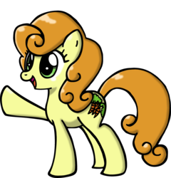 Size: 2607x2711 | Tagged: safe, artist:quarium, carrot top, golden harvest, earth pony, pony, g4, cute, cutie top, female, high res, mare, simple background, solo, transparent background
