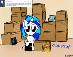Size: 1100x860 | Tagged: safe, artist:abaddon41, dj pon-3, vinyl scratch, pony, unicorn, ask vinyl and octavia, g4, album cover, are you experienced, ask, background pony, boards of canada, deadmau5, female, hipgnosis, jimi hendrix, jimi hendrix experience, mare, pink floyd, red eyes, the dark side of the moon