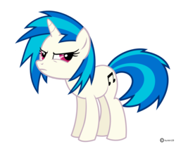 Size: 1384x1136 | Tagged: safe, artist:kuren247, dj pon-3, vinyl scratch, pony, unicorn, g4, cutie mark, female, hooves, horn, irritated, mare, simple background, solo, transparent background, vector