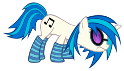 Size: 5000x2885 | Tagged: safe, artist:jjbanton, dj pon-3, vinyl scratch, pony, unicorn, g4, angry, clothes, female, glasses, hooves, horn, mare, simple background, socks, solo, standing, striped socks, sunglasses, transparent background, vector