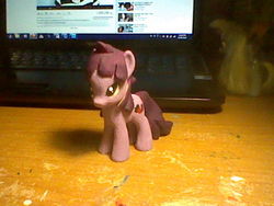 Size: 640x480 | Tagged: safe, artist:hitmusicwithtandc, berry punch, berryshine, earth pony, pony, g4, brushable, customized toy, irl, photo, toy