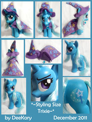 Size: 1280x1690 | Tagged: safe, artist:deekary, trixie, pony, g4, customized toy, irl, photo, solo, toy