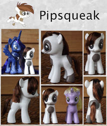 Size: 799x932 | Tagged: safe, artist:phasingirl, dinky hooves, pipsqueak, princess luna, pony, g4, brushable, customized toy, irl, photo, toy