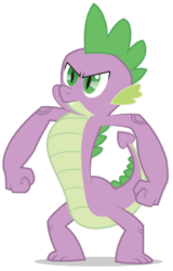 Size: 307x481 | Tagged: safe, artist:emkay-mlp, spike, dragon, g4, secret of my excess, .svg available, male, parody, popeye, simple background, svg, transparent background, vector