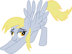 Size: 1050x798 | Tagged: safe, artist:dethlunchies, artist:generalpolkovnik, derpy hooves, pegasus, pony, g4, female, iwtcird, mare, meme, scrunchy face, simple background, solo, spread wings, stretching, white background, wings