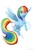 Size: 550x800 | Tagged: safe, artist:oscen, rainbow dash, pegasus, pony, g4, female, looking at you, mare, simple background, smiling, solo, white background