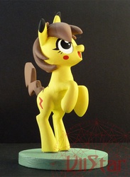 Size: 600x821 | Tagged: safe, artist:viistar, pikachu, irl, photo, pokémon, ponified, ponychuu, sculpture