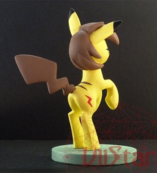 Size: 600x658 | Tagged: safe, artist:viistar, pikachu, irl, photo, pokémon, ponified, ponychuu, sculpture