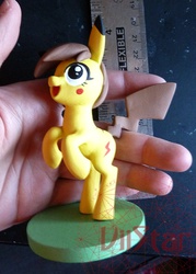 Size: 600x838 | Tagged: safe, artist:viistar, pikachu, irl, photo, pokémon, ponified, ponychuu, sculpture