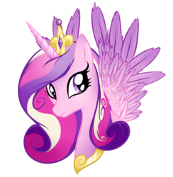 Size: 800x820 | Tagged: safe, artist:tukarisilver, princess cadance, alicorn, pony, g4, female, mare, simple background, solo, spread wings, transparent background, wings