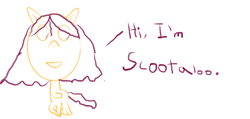 Size: 930x442 | Tagged: safe, artist:girlyscootaloo, scootaloo, ask girly scootaloo, g4, clothes, filly, girly scootaloo, lineart, ms paint, prepschool, schoolgirl, scootablog, scootaloo tumblr, scootaschool-girl, teenager