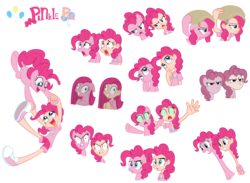 Size: 4500x3300 | Tagged: safe, artist:trinityinyang, pinkie pie, earth pony, human, pony, g4, bag on head, clone, clothes, collage, converse, cute, cutie mark, diapinkes, discorded, expressions, facial expressions, female, frown, human ponidox, humanized, lip bite, looking at each other, looking at someone, meanie pie, name, open mouth, open smile, pinkamena diane pie, pinkie pie is best facemaker, sad, self paradox, self ponidox, shirt, shoes, shorts, simple background, smiling, smiling at each other, sneakers, solo, t-shirt, transparent background, wet, wet hair, wet mane