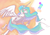 Size: 1000x706 | Tagged: dead source, safe, artist:electriczebra, princess celestia, pony, g4, eyes closed, female, flying, solo