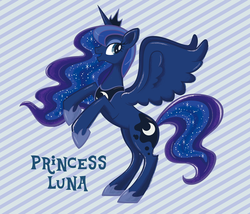 Size: 700x600 | Tagged: dead source, safe, artist:yousukou, princess luna, alicorn, pony, g4, female, solo