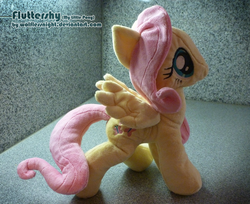 Size: 995x812 | Tagged: safe, artist:wolflessnight, fluttershy, pony, g4, irl, photo, plushie, solo
