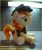 Size: 810x953 | Tagged: safe, artist:wolflessnight, braeburn, earth pony, pony, g4, clothes, hat, irl, male, photo, plushie, solo, stallion, vest