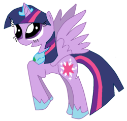 Size: 753x718 | Tagged: safe, artist:lorettafox, twilight sparkle, alicorn, pony, g4, female, mare, simple background, solo, spread wings, transparent background, twilight sparkle (alicorn), wings