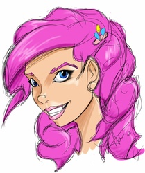 Size: 858x1024 | Tagged: safe, artist:nagakura, pinkie pie, human, g4, humanized