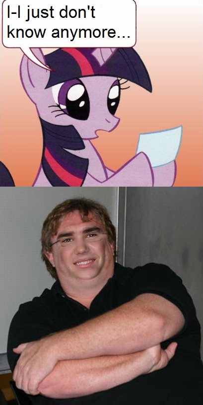 143684 - safe, twilight sparkle, g4, /mlp/, 4chan, 4chan screencap,  egoraptor, gabe newell, meme, meta, pony curious, possible brony, wut face  - Derpibooru