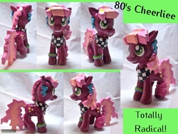 Size: 1024x768 | Tagged: safe, artist:electricmayhem8416, cheerilee, earth pony, pony, g4, 80s, 80s cheerilee, customized toy, irl, photo, sculpture