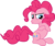 Size: 3724x3118 | Tagged: safe, artist:somekindahatebreeder, pinkie pie, earth pony, pony, g4, female, high res, mare, pouting, simple background, solo, transparent background, vector