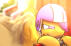 Size: 3000x1941 | Tagged: safe, artist:taps, scootaloo, pony, g4, female, helmet, scooter, solo