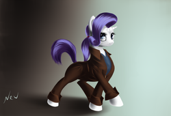 Size: 2200x1500 | Tagged: safe, artist:newlifer, rarity, pony, g4, clothes, female, solo, suit