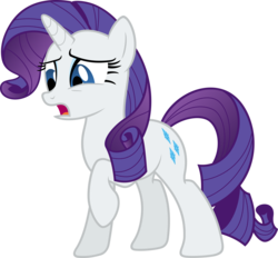 Size: 9700x9015 | Tagged: safe, artist:myardius, rarity, pony, unicorn, g4, absurd resolution, female, horn, mare, open mouth, raised hoof, simple background, solo, transparent background, vector