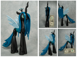 Size: 1035x767 | Tagged: safe, artist:ohnoitsserp, queen chrysalis, changeling, changeling queen, g4, 3d print, female, irl, photo, sculpture