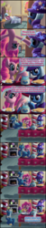 Size: 1024x5064 | Tagged: safe, artist:deathpwny, hugh jelly, pinkie pie, trixie, g4, comic