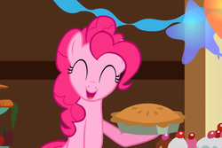 Size: 960x640 | Tagged: safe, screencap, pinkie pie, a bird in the hoof, g4, pie