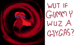 Size: 940x555 | Tagged: safe, gummy, g4, earthbound, exploitable meme, giygas, meme, wut if gummy wuz a meme