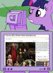 Size: 563x771 | Tagged: safe, twilight sparkle, human, pony, g4, exploitable meme, meme, the munsters, tv meme