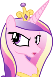 Size: 7386x10800 | Tagged: safe, artist:red-pear, princess cadance, queen chrysalis, alicorn, pony, a canterlot wedding, g4, absurd resolution, crown, fake cadance, female, jewelry, mare, regalia, simple background, solo, tiara, transparent background, vector