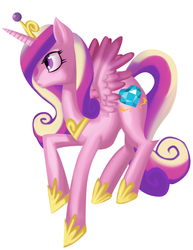 Size: 2394x3109 | Tagged: safe, artist:fauxsquared, princess cadance, alicorn, pony, g4, female, high res, solo