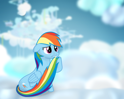 Size: 1250x1000 | Tagged: safe, artist:addy771, rainbow dash, g4, tail bite