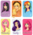 Size: 800x860 | Tagged: safe, artist:innerd, applejack, fluttershy, pinkie pie, rainbow dash, rarity, twilight sparkle, human, g4, humanized, mane six