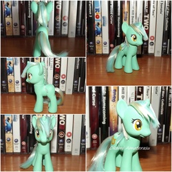 Size: 1204x1204 | Tagged: safe, artist:soulren, lyra heartstrings, pony, g4, brushable, customized toy, irl, photo, toy