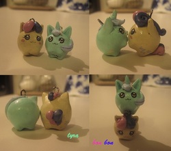 Size: 638x564 | Tagged: safe, artist:razzyrazz, bon bon, lyra heartstrings, sweetie drops, g4, blob, photo