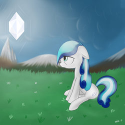 Size: 900x900 | Tagged: safe, artist:mcsadat, sapphire joy, pony, g4, season 3, the crystal empire