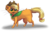 Size: 5000x3230 | Tagged: safe, artist:rizusaur, applejack, cat, g4, catified, cowboy hat, cute, cute little fangs, fangs, female, fluffy, hat, open mouth, paws, simple background, solo, species swap, transparent background, wingding eyes