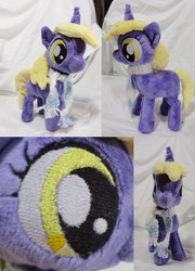 Size: 2028x2814 | Tagged: safe, artist:cryptic-enigma, dinky hooves, pony, g4, clothes, high res, irl, photo, plushie, scarf, solo