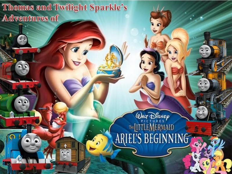 1812 Artist Needed Safe Applejack Fluttershy Pinkie Pie Rainbow Dash Rarity Twilight Sparkle Mermaid Ariel Bash And Dash Crossover Disney Princess Emily Emily The Emerald Engine Ferdinand Flounder James The Red