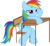 Size: 900x824 | Tagged: safe, artist:hoodie-stalker, rainbow dash, g4, bored, desk