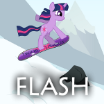 Size: 150x150 | Tagged: dead source, safe, artist:futzi01, twilight sparkle, g4, flash, game