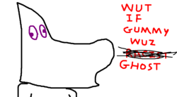 Size: 981x541 | Tagged: safe, ghost, pony, g4, 1000 hours in ms paint, bedsheet ghost, exploitable meme, kkk, meme, ms paint, solo, wut if gummy wuz a meme